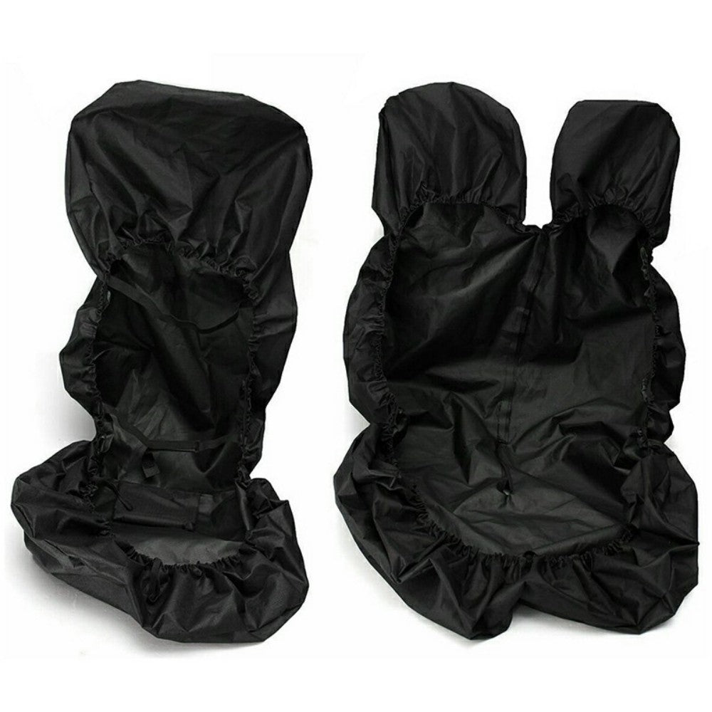 Black Waterproof Van Seat Covers 2-1 ONLY For Ford Transit Car Seat Cover Protector Set