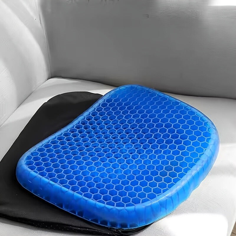 Honeycomb Breathable Gel Seat Cushion Double Thick Egg Sitting Pad Mat Non-Slip
