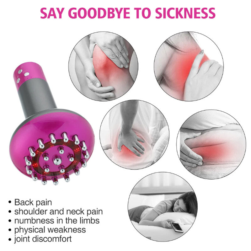 Electric Machine Body Massage Brush Guasha Physiotherapy Apparatus